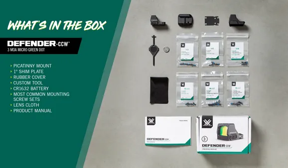 Defender-CCW™ Micro Green Dot DFCCW-MGD3