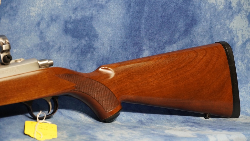 USED RUGER 77/44 44 MAGNUM STAINLESS WALNUT 7402 MFG 1999