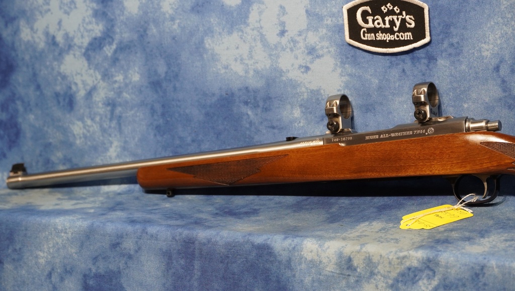 USED RUGER 77/44 44 MAGNUM STAINLESS WALNUT 7402 MFG 1999