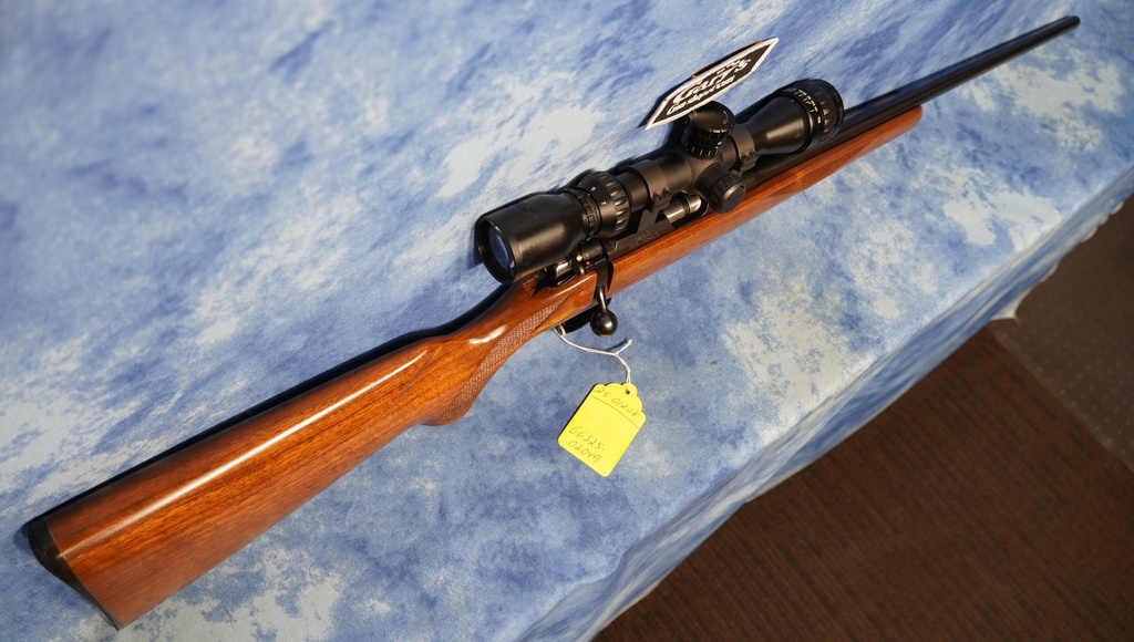 USED CZ 452-2E AMERICAN 22 LR WALNUT W/BSA SCOPE