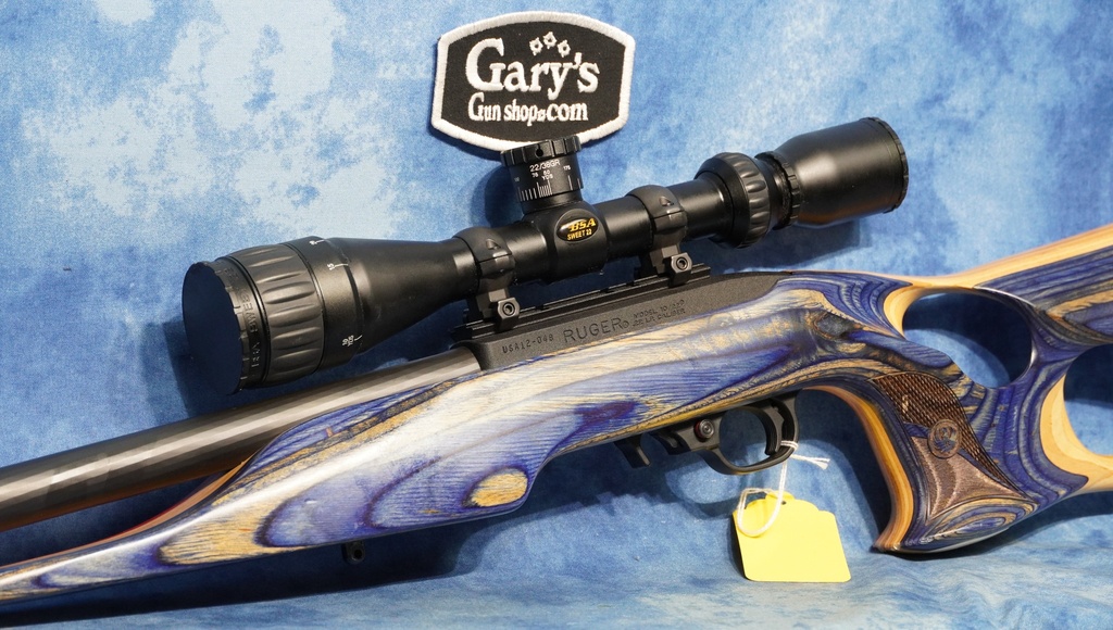 USED RUGER 10/22 USA SHOOTING EDITION 22 LR BSA SWEET 22 3-9X40 2010 MFG