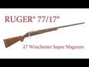 RUGER 7222 77/17 17 WSM 20" THREADED BBL WALNUT