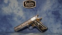 SEATTLE ENGRAVING COLT 1911 45 ACP VINE & BERRIES HIGH POLISH CHROME