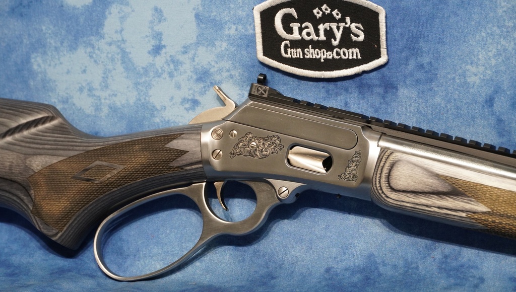 CUSTOM & COLLECTABLE MARLIN 1894 WILDLIFE SERIES MOUNTAIN LION 357 MAG 