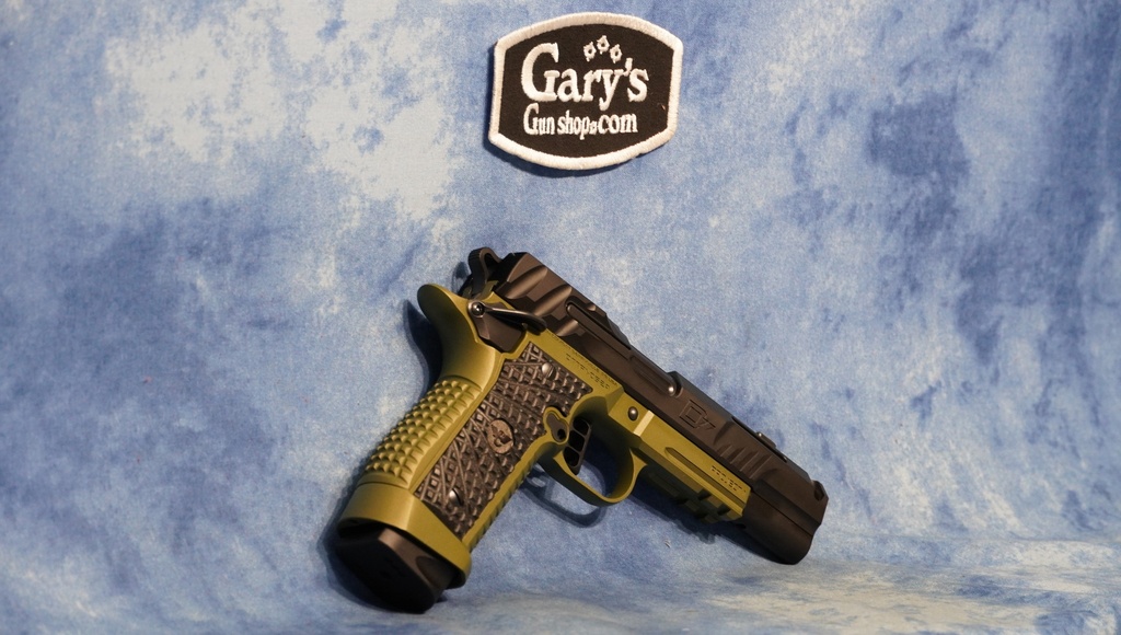 WILSON COMBAT P1-D77-FS-9-BLKGN-BOX DIVISION 77 PROJECT 1 9MM BLACK & GREEN W/ BOX