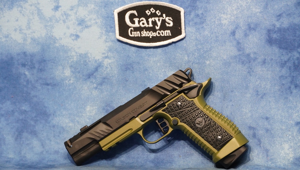 WILSON COMBAT P1-D77-FS-9-BLKGN-BOX DIVISION 77 PROJECT 1 9MM BLACK & GREEN W/ BOX