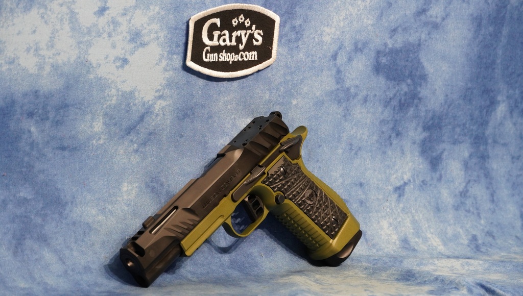 WILSON COMBAT P1-D77-FS-9-BLKGN-BOX DIVISION 77 PROJECT 1 9MM BLACK & GREEN W/ BOX