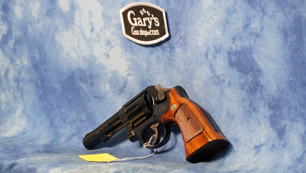 USED SMITH & WESSON MODEL 10-8 38 SPC PINNED AND BOBBED HAMMER