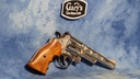 USED SMITH & WESSON MODEL 57 NICKEL FACTORY ENGRAVED 41 MAGNUM