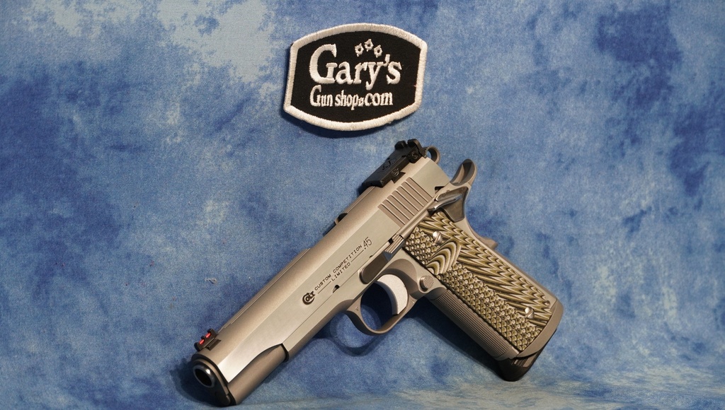 COLT O1070CS CUSTOM COMPETITION 45 ACP 8+1 5" STAINLESS NM BARREL,