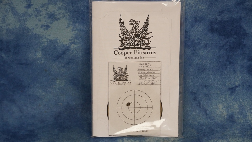 COOPER FIREARMS MODEL 51 EXCALIBUR 223 REM 24" BBL