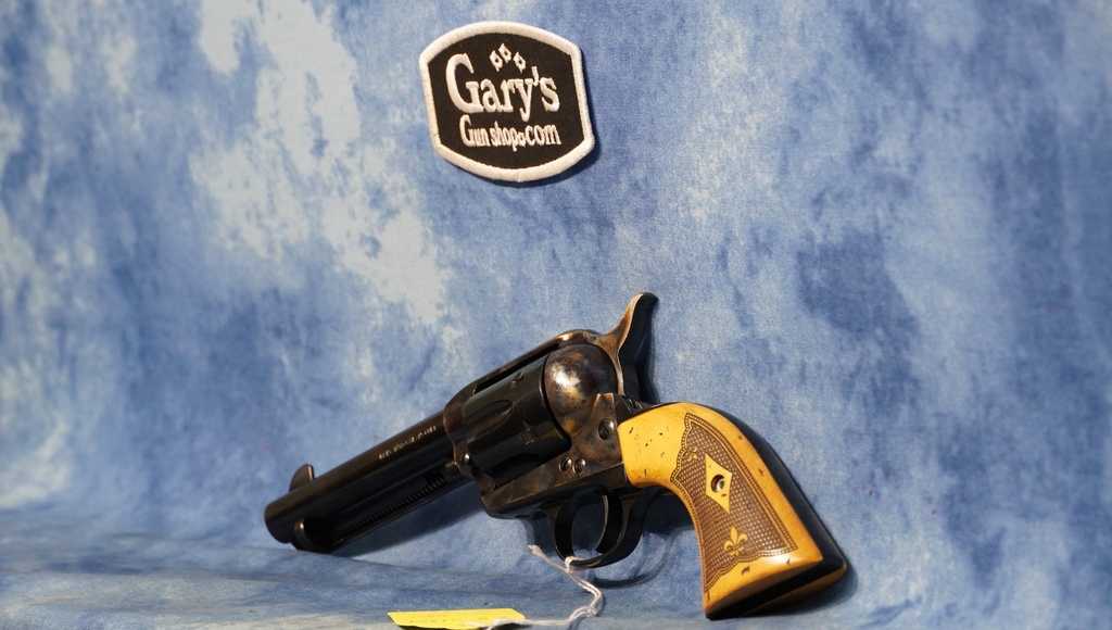 USED TAYLORS & COMPANY MODEL 1873 "GAMBLER" 45 LC 4.75" BBL 