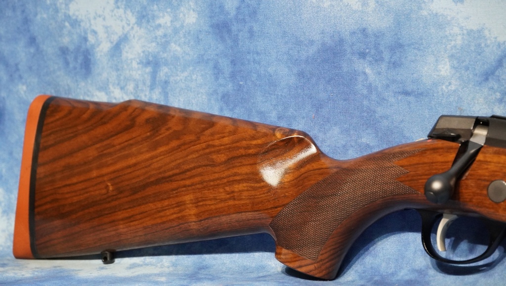 SAKO J04921 MODEL 90 M HUNTER 6.5X55 SWEDISH BLUED WALNUT IRON SIGHTS