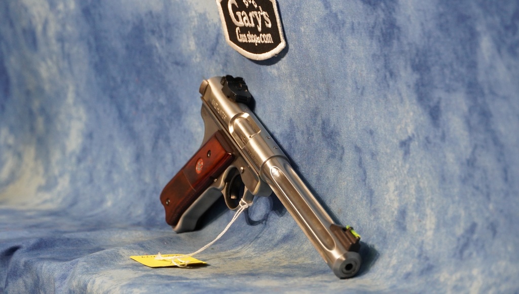 USED RUGER MARK III HUNTER 22 LR FLUTED STAINLESS