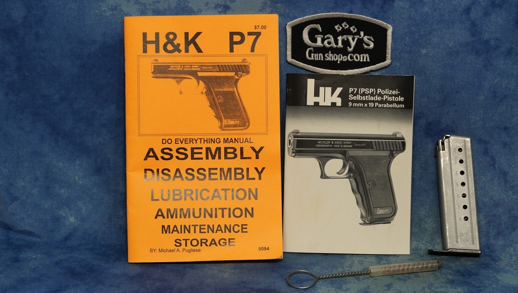 USED HECKLER & KOCH P7 PSP 9MM WITH NICKEL FINISH