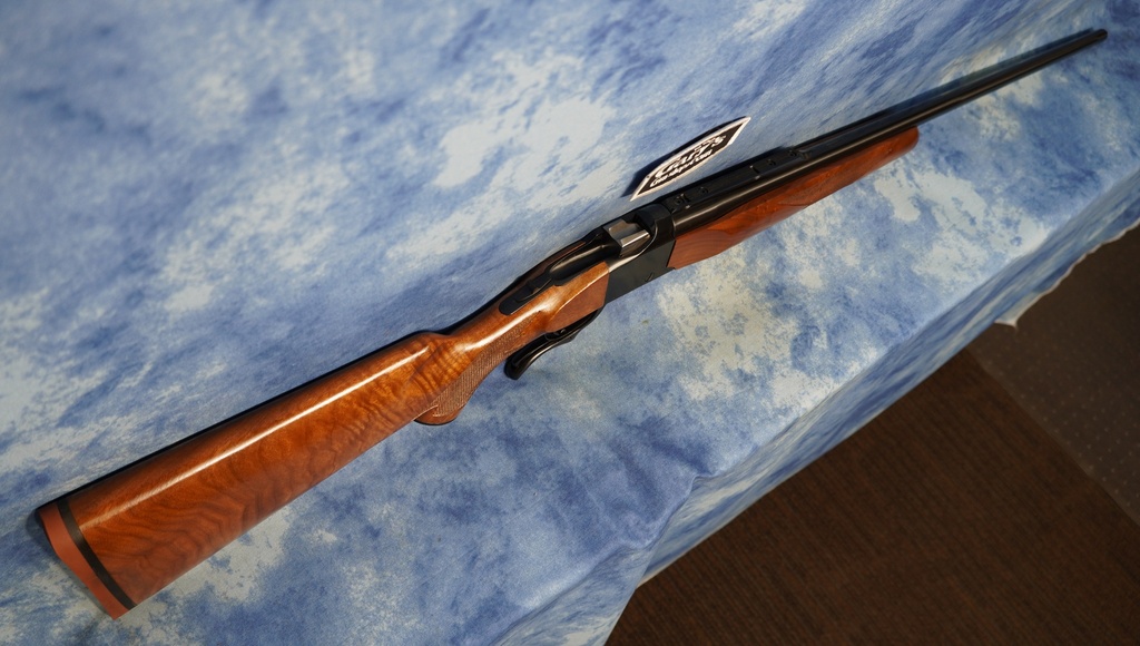 RUGER 11386 NO.1B SPORTER 257 WEATHERBY MAGNUM BLUED WALNUT 28" BBL