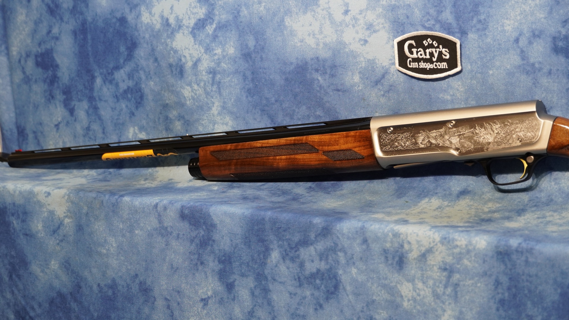 BROWNING 0118203004 A5 ULTIMATE 12 GA 28" BBL 3" SATIN NICKEL STOCK PHOTOS-img-5