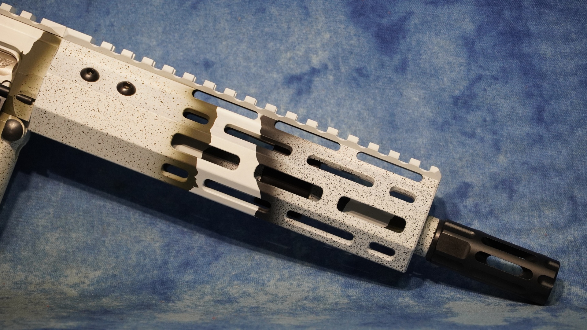 WILSON COMBAT SBR TACTICAL 300 BLACKOUT 8" BBL WASTELAND WHITE CAMO-img-1