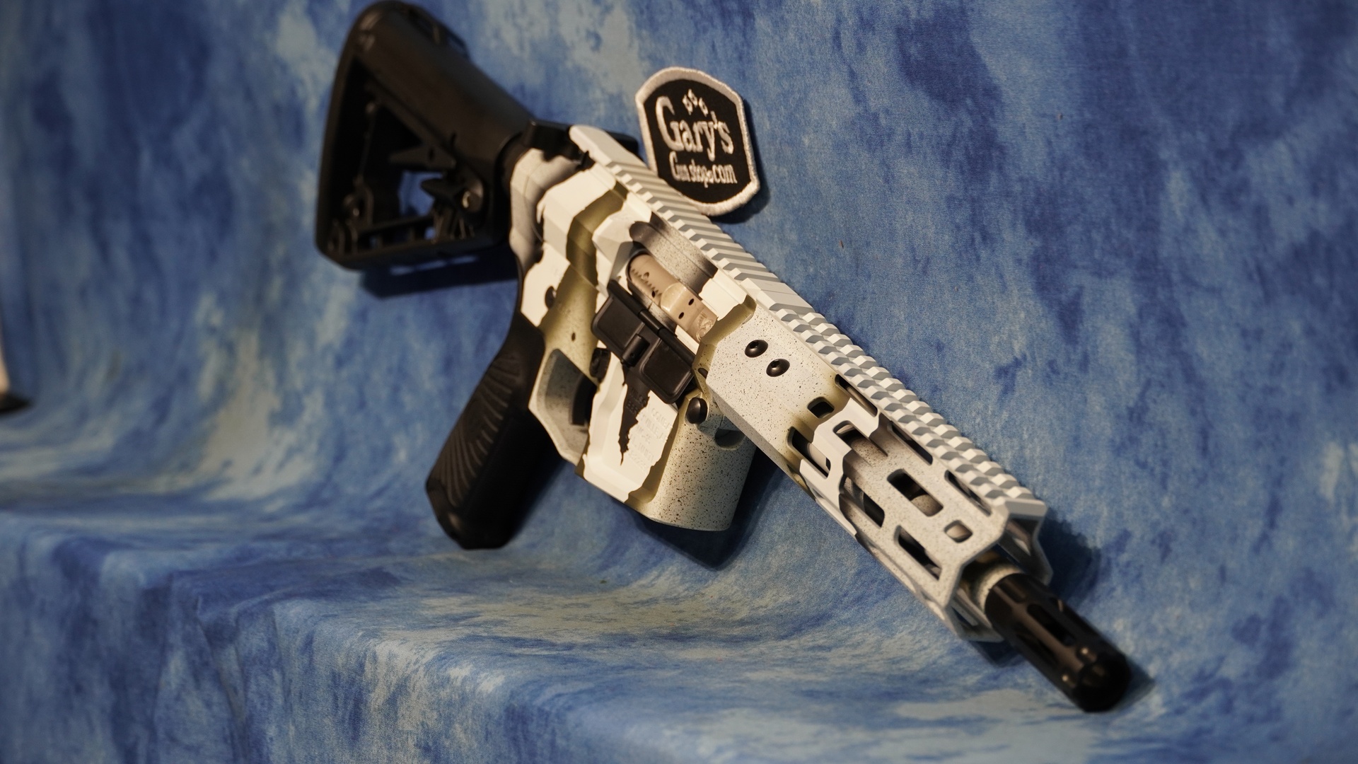 WILSON COMBAT SBR TACTICAL 300 BLACKOUT 8" BBL WASTELAND WHITE CAMO-img-2