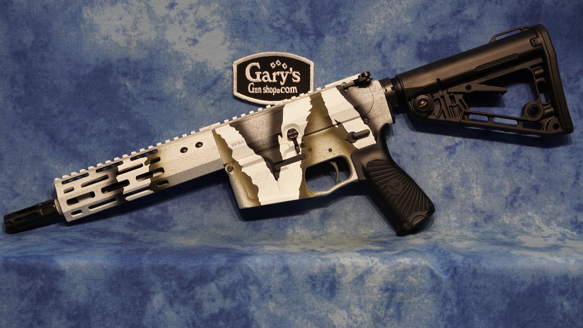 WILSON COMBAT SBR TACTICAL 300 BLACKOUT 8" BBL WASTELAND WHITE CAMO-img-4