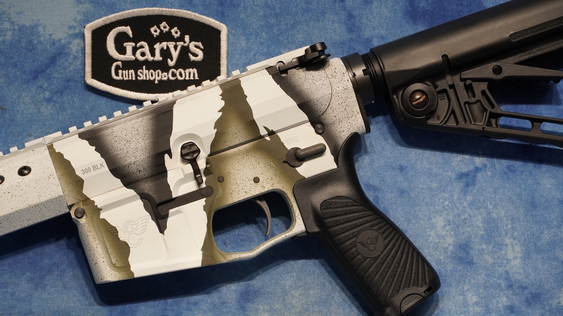 WILSON COMBAT SBR TACTICAL 300 BLACKOUT 8" BBL WASTELAND WHITE CAMO-img-5