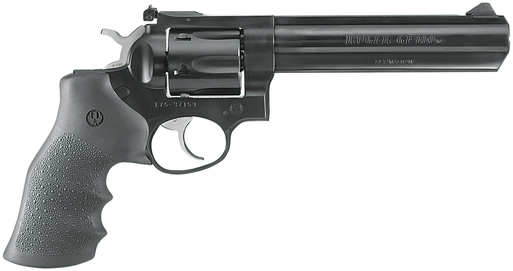 RUGER 1704 GP100 357 MAGNUM 6 RND 6" BBL BLUED (2)