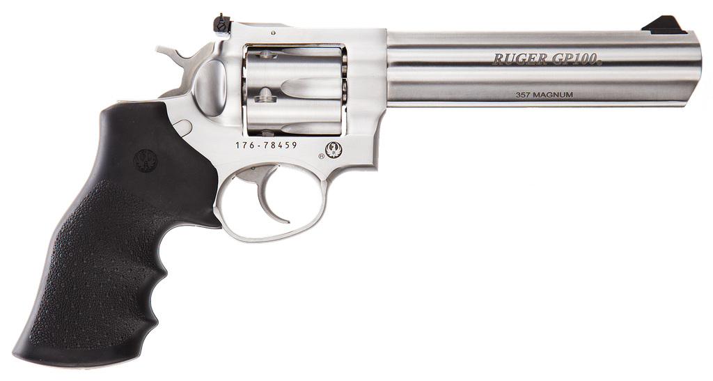 RUGER 1707 GP100 357 MAGNUM 6 RND 6" BBL STAINLESS (2)
