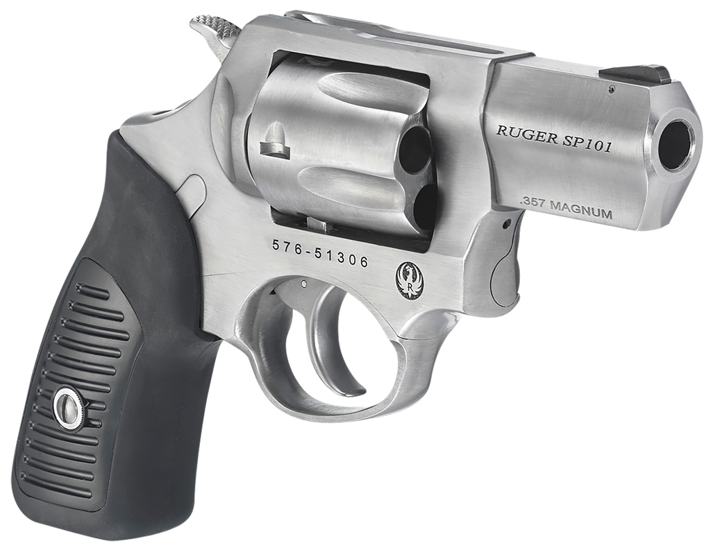 RUGER 5718 SP101 357 MAGNUM 2.25" BBL SS FS 5 RND (2)