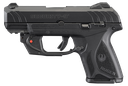 RUGER 3830 SECURITY-9 9MM 3.42" BBL COMPACT RED VIRIDIAN 10 RND (2)