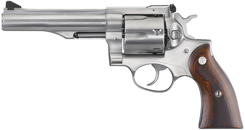 RUGER REDHAWK 44 MAGNUM 5.5 SS AS WOOD GRIPS 6 RND (2)