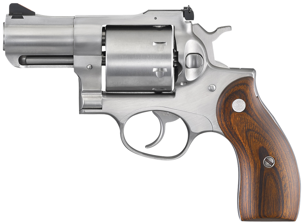 RUGER 5051 REDHAWK 357 MAGNUM 2.75" SS WOOD GRIPS 8 RND (2)