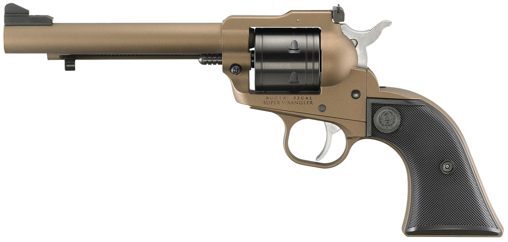 RUGER 2034 SUPER WRANGLER 22 LR / 22 MAG 5.5" 6 RND BRONZE (2)