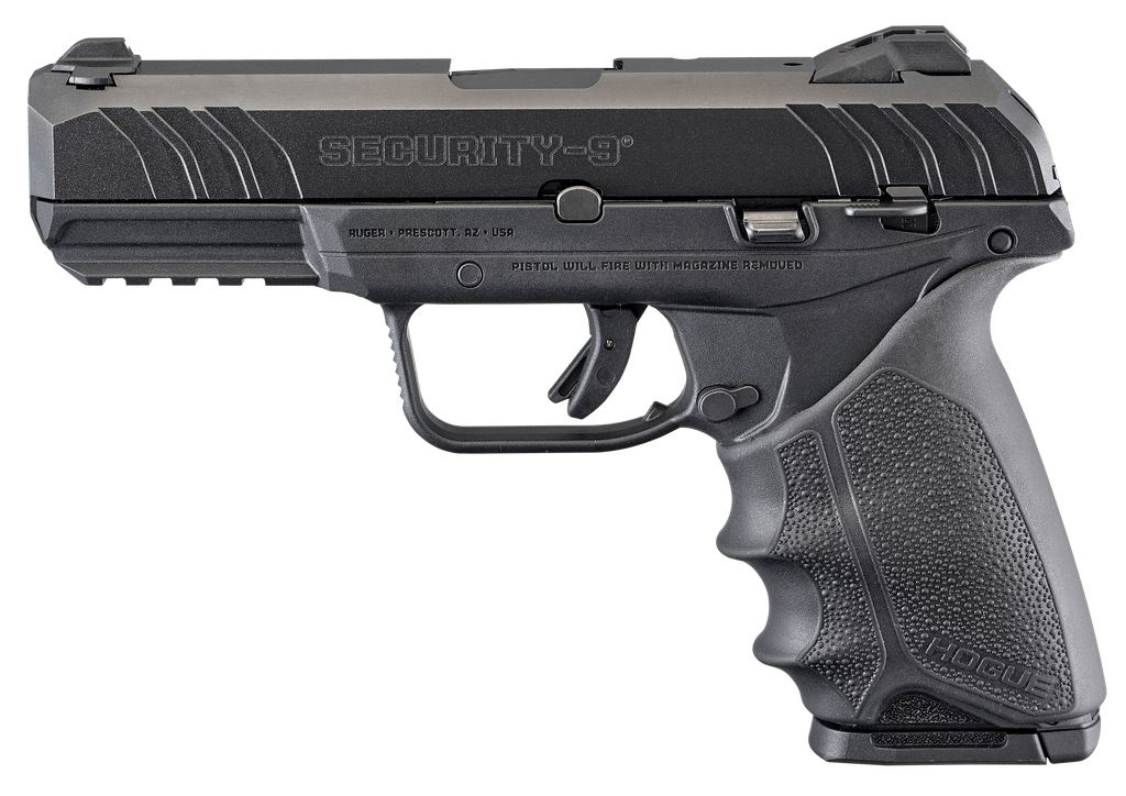 RUGER 3819 SECURITY-9 9MM 4" HOGUE HANDALL GRIP 10 RND (2)