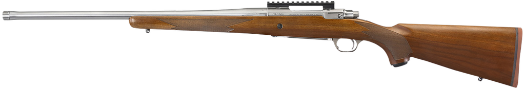 RUGER 57104 HAWKEYE HUNTER 6.5 CREEDMOOR 22" SS WALNUT 4 (2)