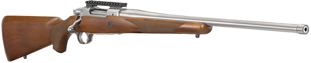 RUGER 57104 HAWKEYE HUNTER 6.5 CREEDMOOR 22" SS WALNUT 4 (3)