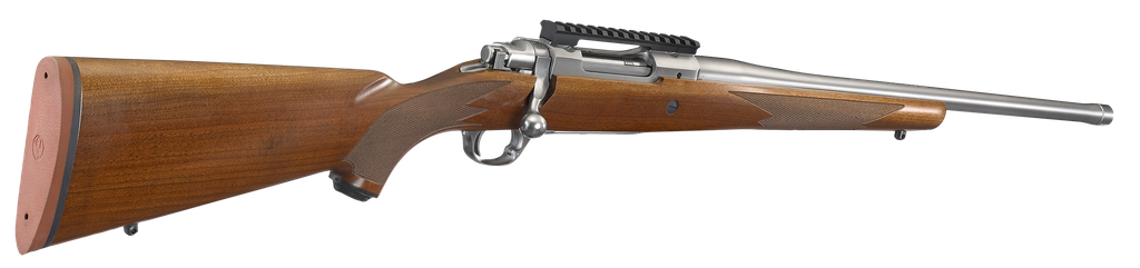 RUGER 57107 HAWKEYE HUNTER 308 WIN 20" SS WALNUT 4RD (3)