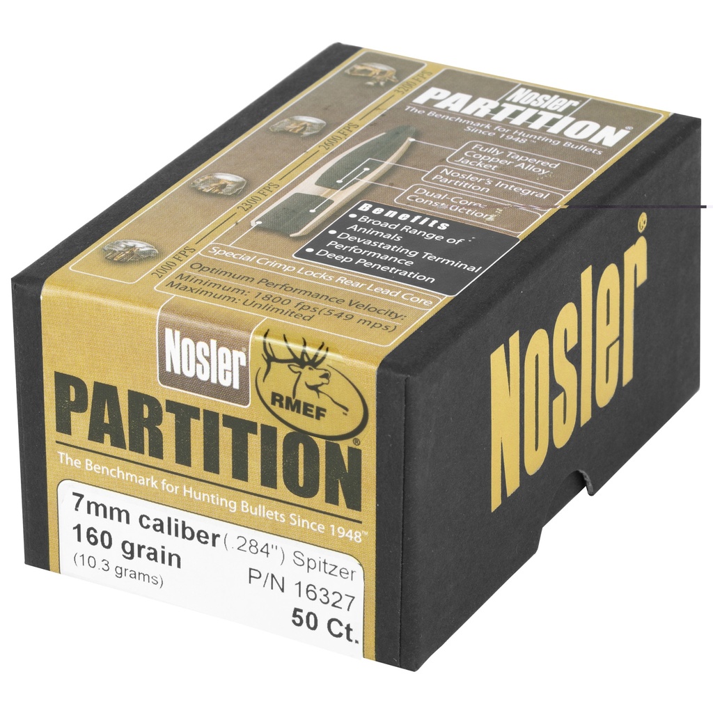Nosler 7mm 160gr Sp Partition 50ct