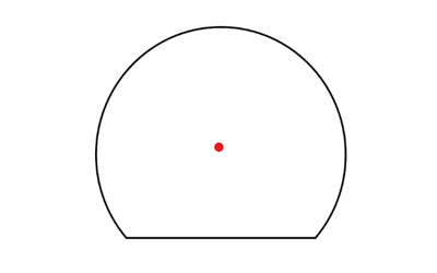 TRIJICON 2500020 SRO1 COYOTE BROWN 1X 2.5 MOA RED DOT RETICLE (2)