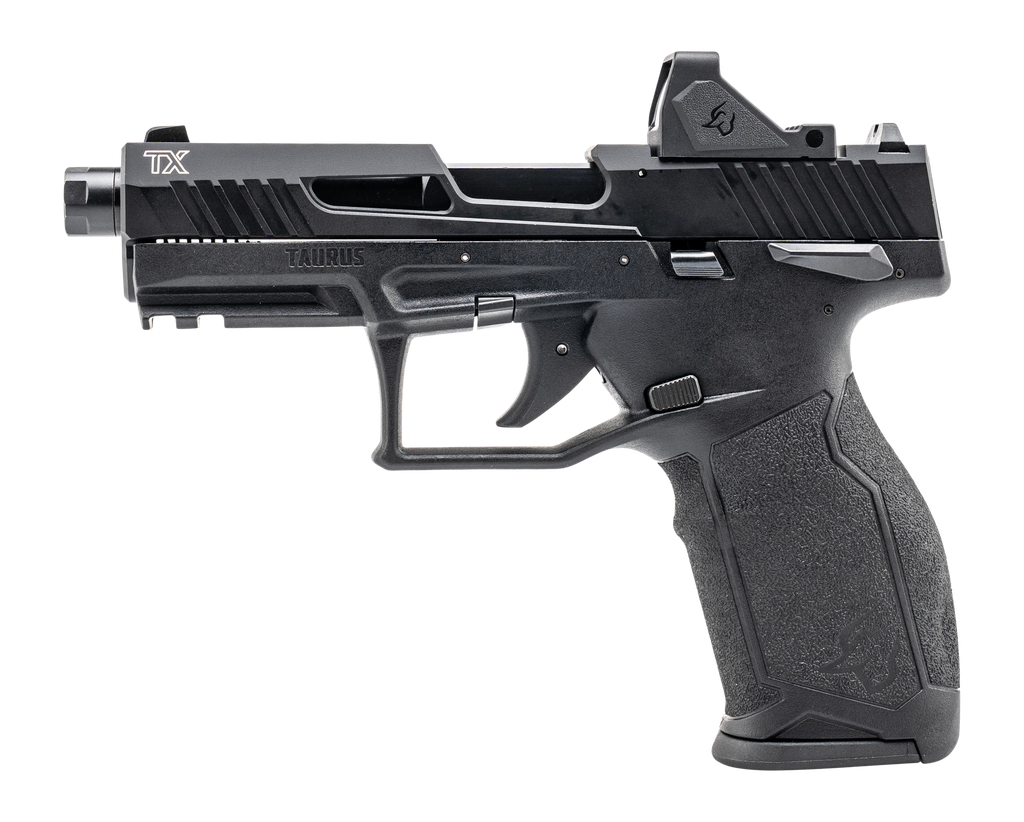 TAURUS TX22 G2 22 LR BLK 4" BBL W/ OPTIC 16 & 22 RND MAGS (2)