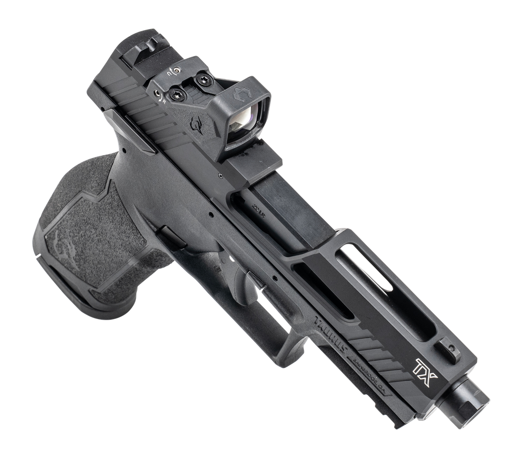 TAURUS TX22 G2 22 LR BLK 4" BBL W/ OPTIC 16 & 22 RND MAGS (3)