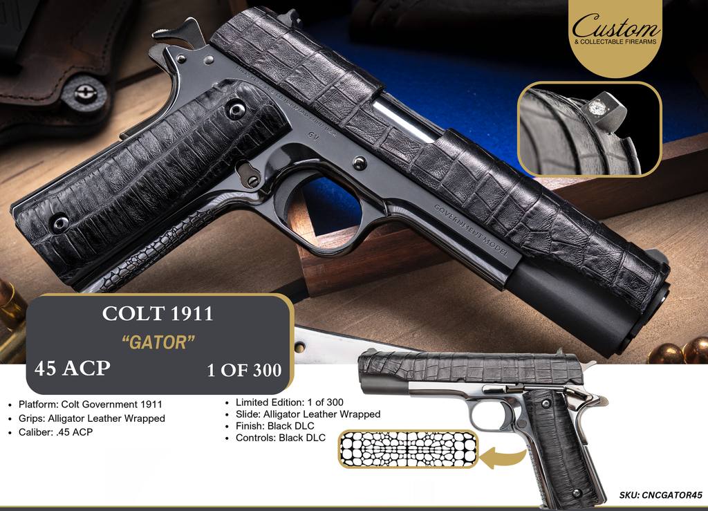 COLT CNC FIREARMS CNCGATOR45 COLT 1911 ALLIGATOR 45 ACP 5" BBL (3)
