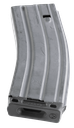 MAGPUL MAG024-BLK L-PLATE  MADE OF STAINLESS STEEL W/ OVERMOLDED SANTOPRENE RUBBER & BLACK FINISH FOR 5.56X45MM NATO USGI 30-ROUND ALUMINUM MAGAZINES/ 3 PER PACK (2)