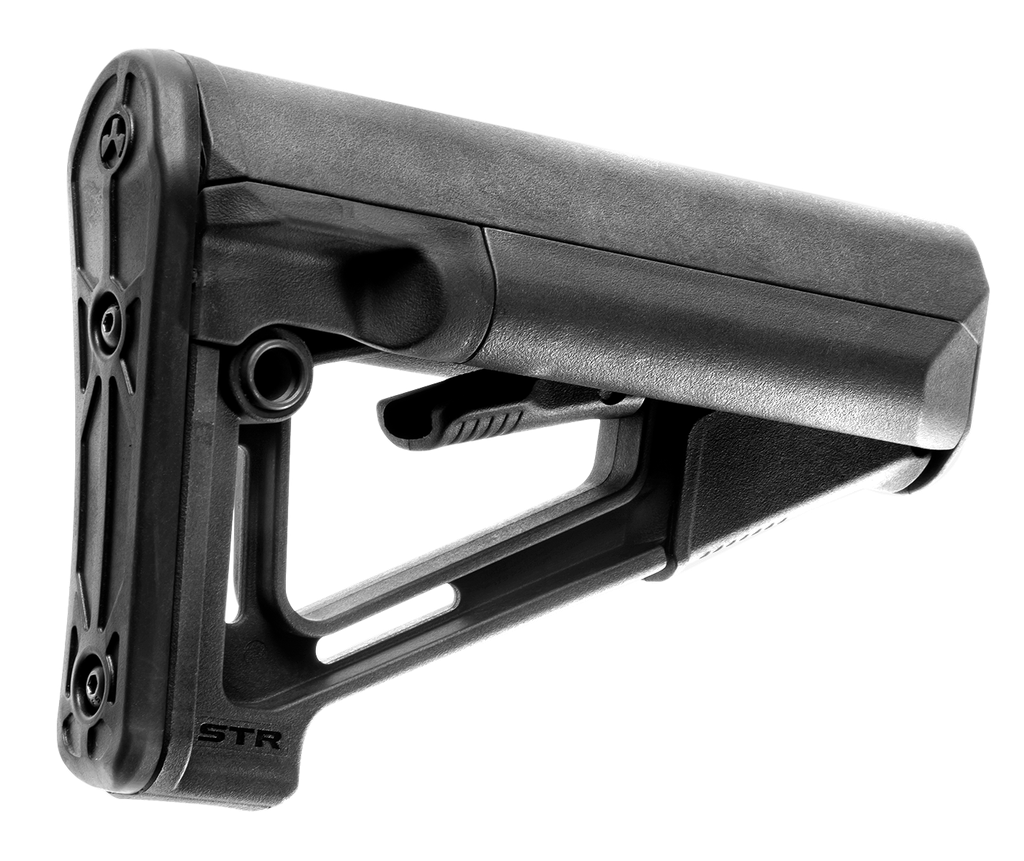 MAGPUL MAG470-BLK STR CARBINE STOCK BLACK SYNTHETIC FOR AR-15, M16, M4 WITH MIL-SPEC TUBE (TUBE NOT INCLUDED) (2)