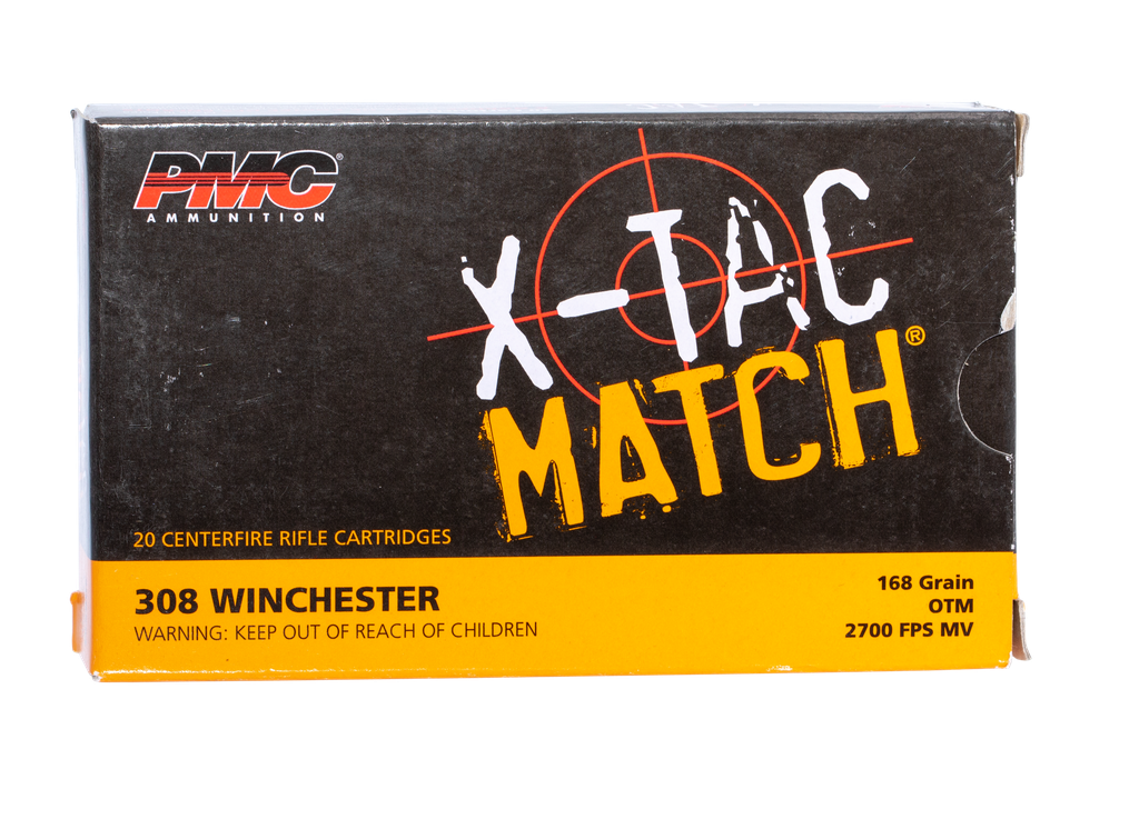 PMC 308XM 308 WIN 168 GRAIN OTM 20 RNDS (2)