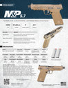 SMITH & WESSON 14004 M&P5.7 OR 5.7X28MM 5" BBL FDE (3)