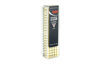 CCI 0056 SUBSONIC SMALL GAME 22 LR 40 GR LEAD HOLLOW POINT 100 RNDS (3)