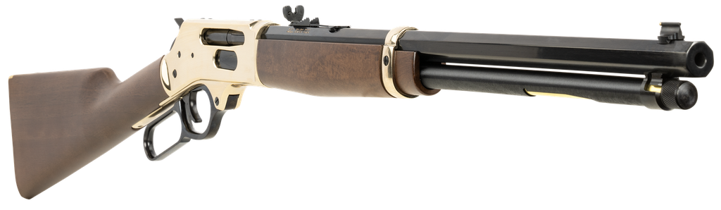 HENRY H009BG BRASS LEVER 30-30 WIN SIDE GATE 20" (3)