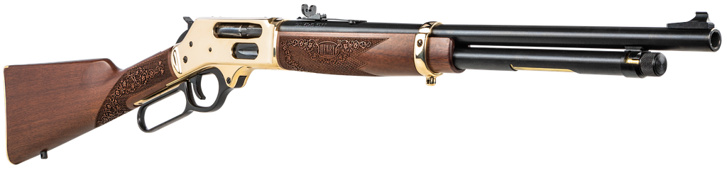 HENRY H024-4570 LEVER ACT SIDEGATE 45-70 GOVT BRASS (3)