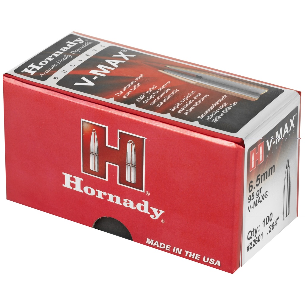 Hrndy V-max 6.5mm .264 95gr 100ct