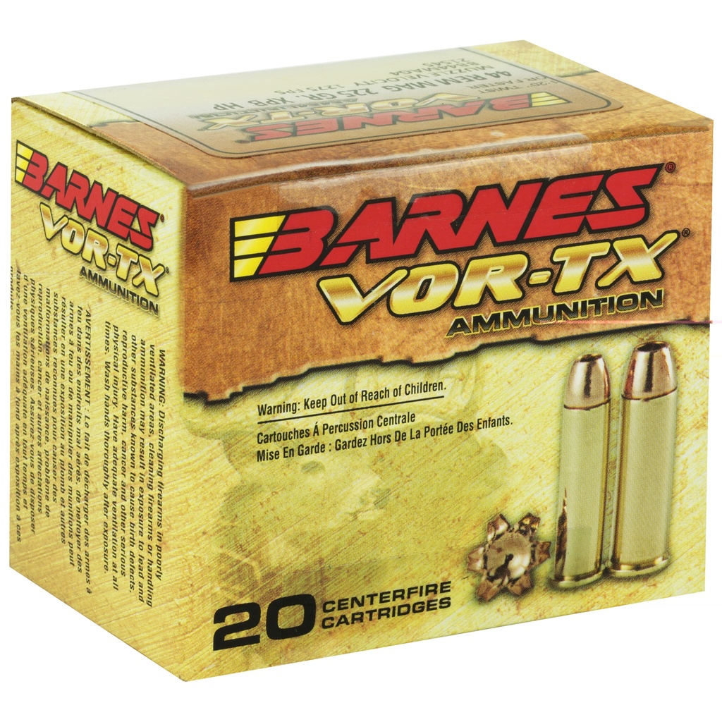 Barnes Vor-tx 44mag 225gr Xpb 20/200